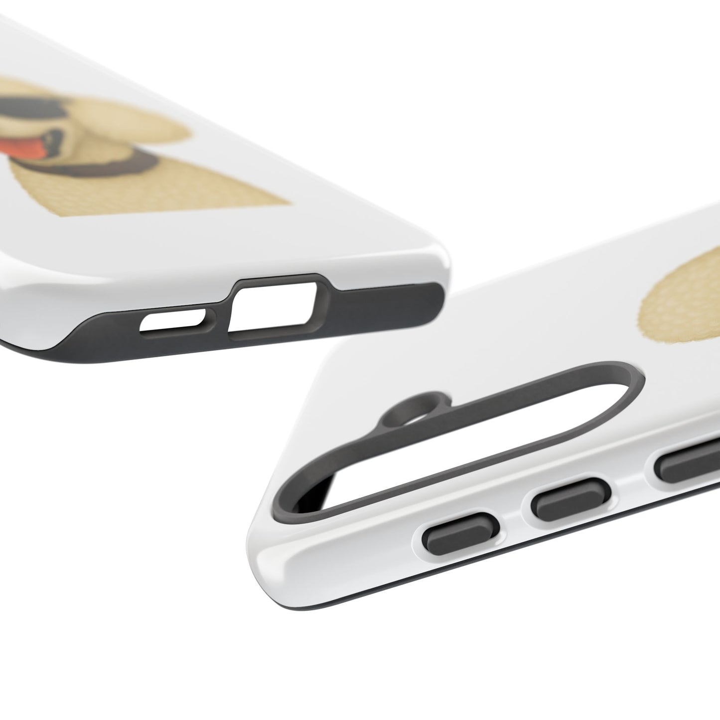 White Poodle Wearing Sunglasses - Tough Phone Case