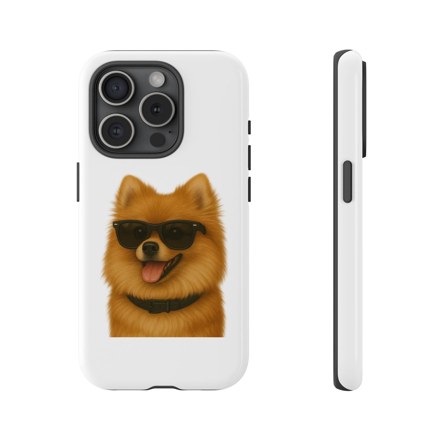 Pomeranian Wearing Sunglasses - Tough Phone Case