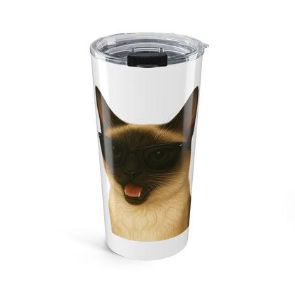 Siamese Cat Wearing Sunglasses - 20oz Tumbler