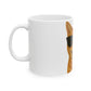 Orange Tabby Cat Wearing Sunglasses Ceramic Mug
