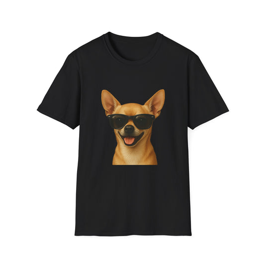 Chihuahua Wearing Sunglasses - Adult T-Shirt