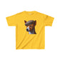 Basenji With Tweed Flat Cap  Youth T-Shirt - Too Cute Pets