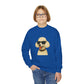 White Poodle Wearing Sunglasses - Youth Crewneck Sweatshirt