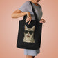 American Shorthair Silver Tabby Wearing Sunglasses Cotton Tote Bag