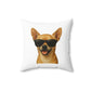 Chihuahua Wearing Sunglasses - Throw Pillow