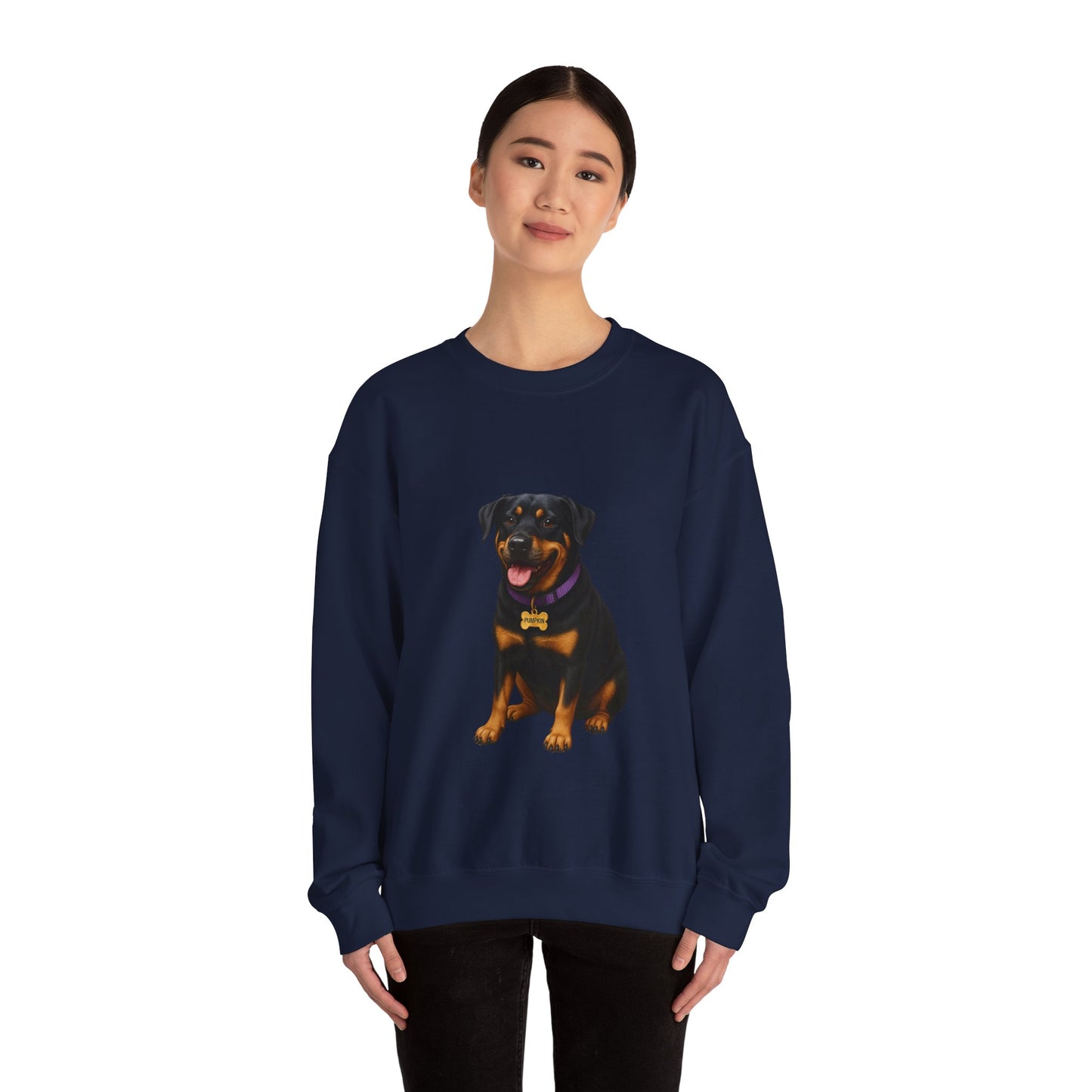 Rottweiler Lab Mix Pumpkin Sweatshirt