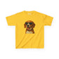 Kids Tee with Beagle Wearing Sunglasses