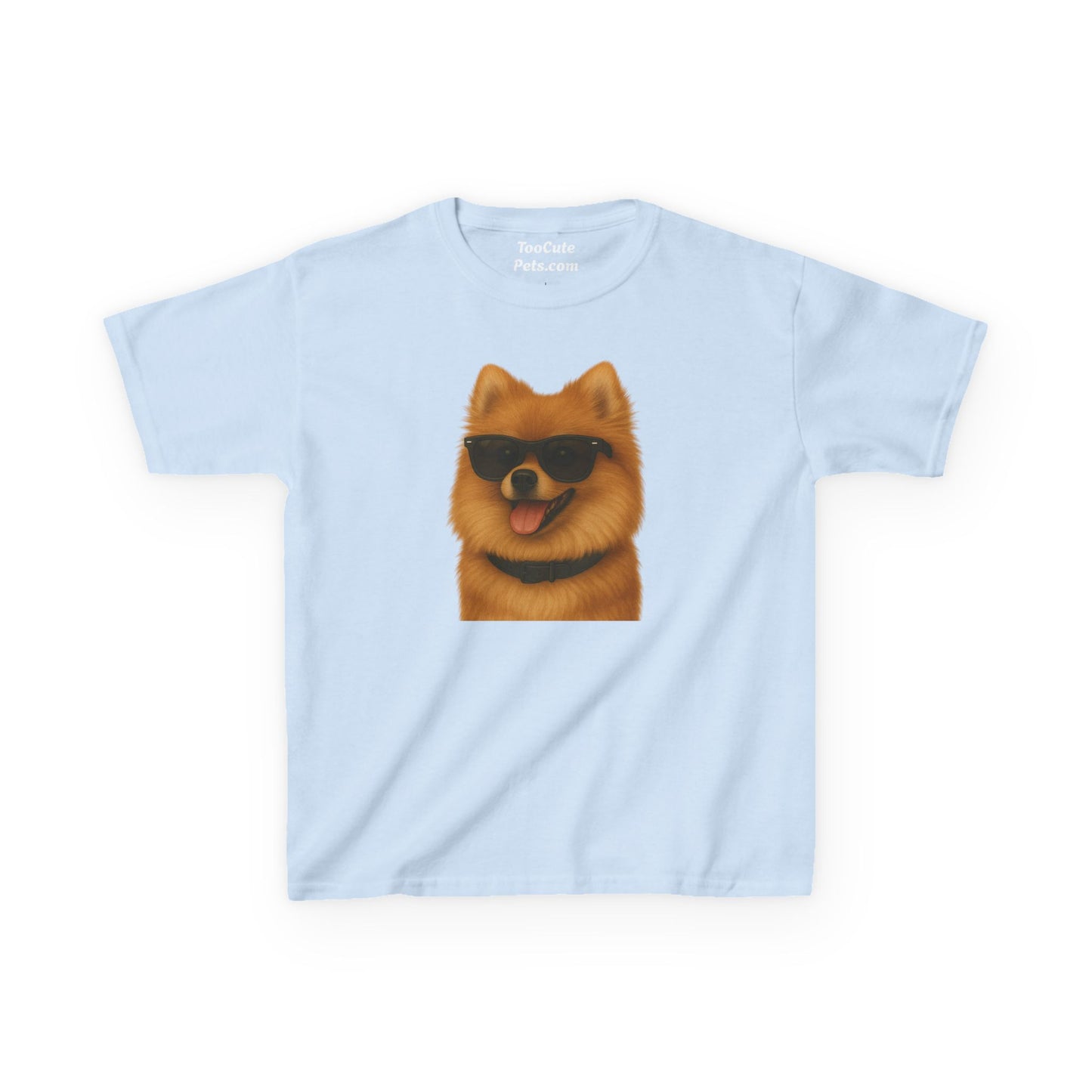 Pomeranian Wearing Sunglasses - Kids Tee