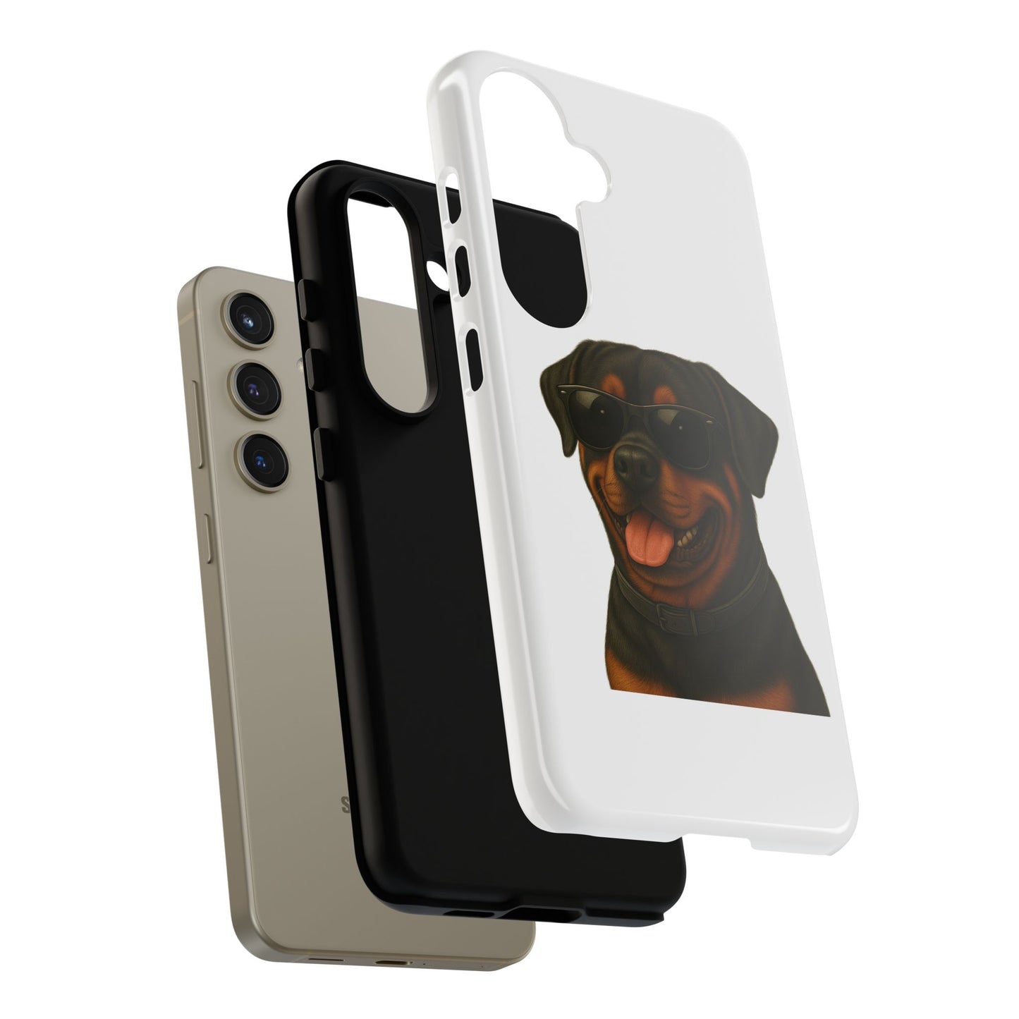 Rottweiler Wearing Sunglasses - Tough Phone Case