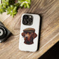 Labrador Wearing a Tweed Flat Cap - Tough Phone Case