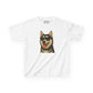 Siberian Husky Wearing Sunglasses - Kids Tee