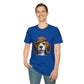 Smiling Beagle Wearing A Deerstalker Hat - Adult T-Shirt - Too Cute Pets