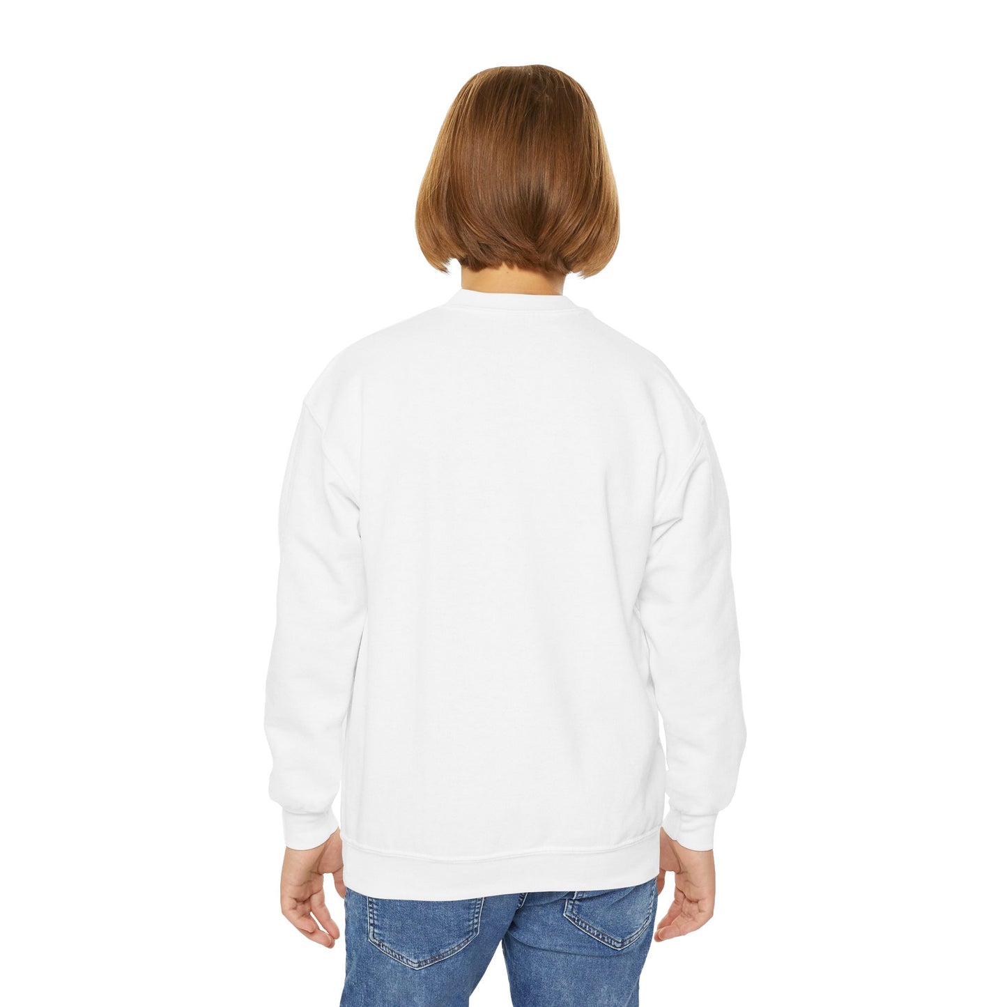 Miniature Schnauzer Wearing Sunglasses - Youth Crewneck Sweatshirt