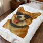 Corgi Wearing Sunglasses - Sherpa Blanket