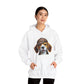 Smiling Beagle Wearing Deerstalker Hat - Adult Hoodie - Too Cute Pets