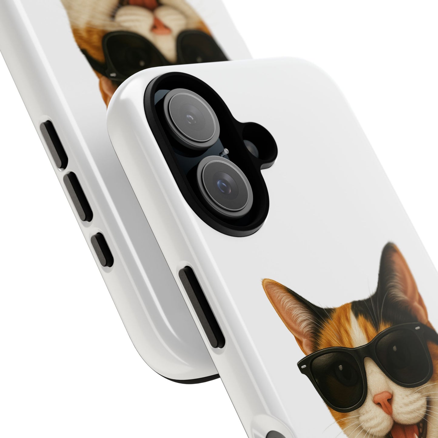 Calico Shorthair Cat Wearing Sunglasses - Tough Phone Case
