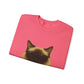 Ragdoll Cat Wearing Sunglasses - Adult Crewneck Sweatshirt