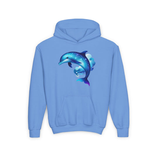 Cute Neptune The Dolphin Youth Hoodie Sweatshirt