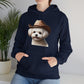 Cute Maltese Wearing A Cowgirl - Adult Hoodie - Too Cute Pets