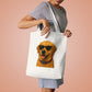 Golden Retriever Wearing Sunglasses Cotton Tote Bag