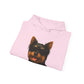 Yorkshire Terrier Wearing Sunglasses - Adult Hoodie