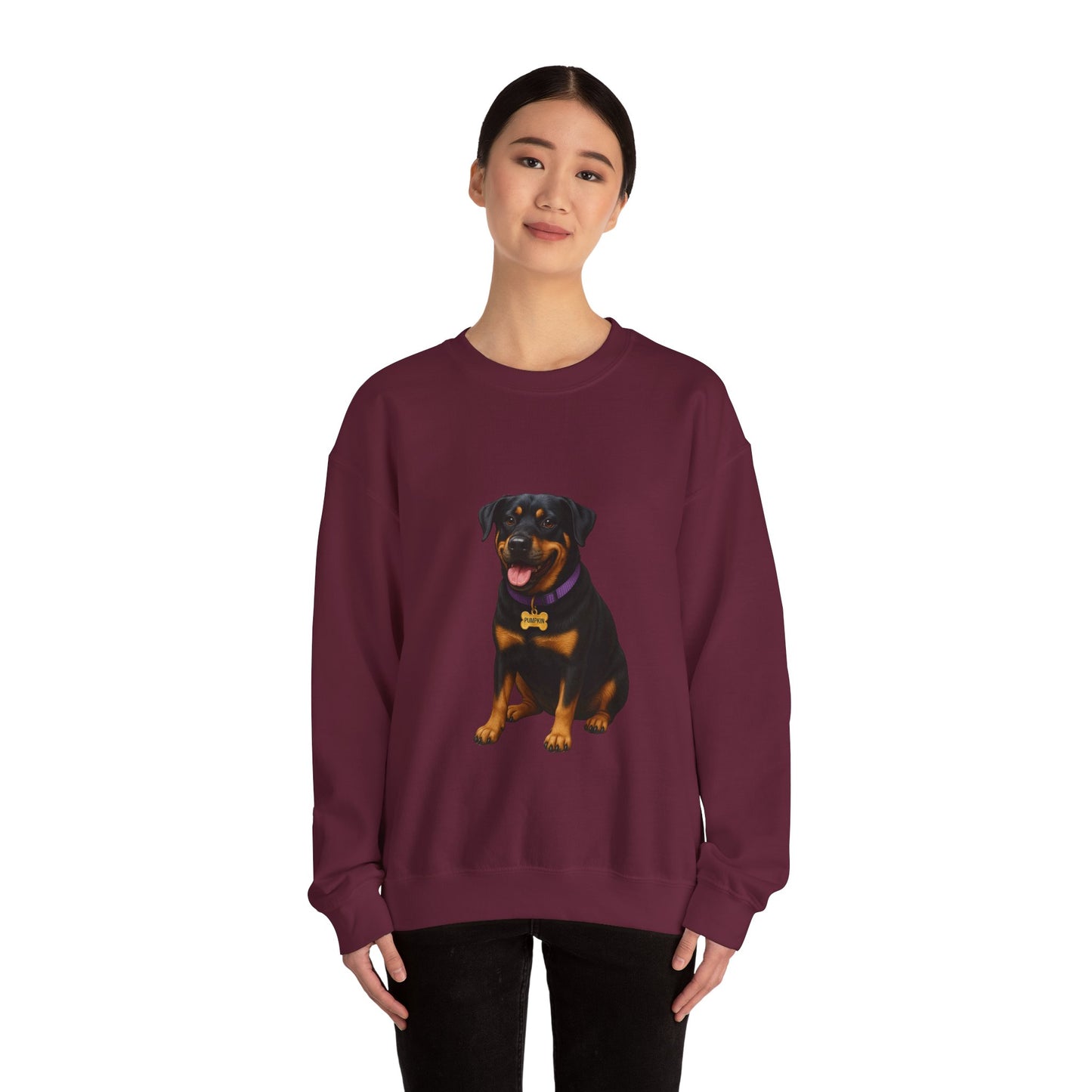 Rottweiler Lab Mix Pumpkin Sweatshirt