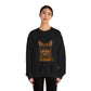 Bengal Cat Wearing Sunglasses - Adult Crewneck Sweatshirt