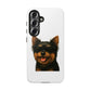 Yorkshire Terrier Wearing Sunglasses - Tough Phone Case