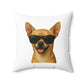 Chihuahua Wearing Sunglasses - Throw Pillow
