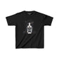 Tuxedo Cat Wearing A Tuxedo an Beret Youth T-Shirt  - Too Cute Pets