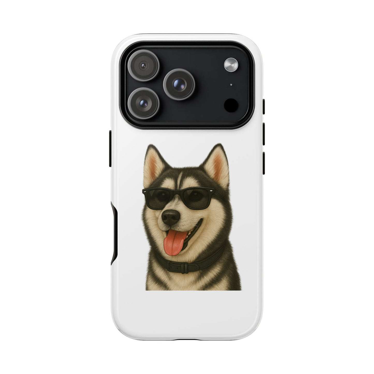 Siberian Husky Wearing Sunglasses - Tough Phone Case