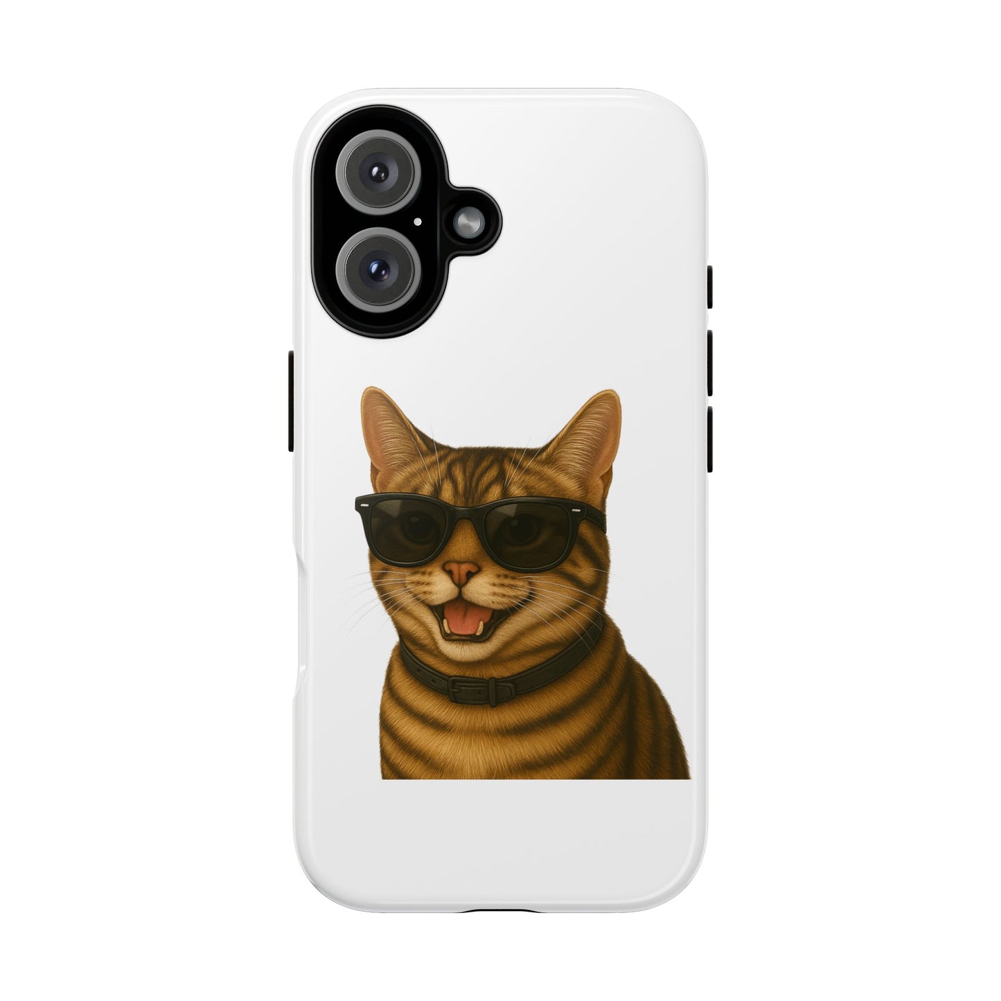 Tabby Cat Wearing Sunglasses - Tough Phone Case