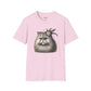 Persian Cat Wearing A Flower Fascinator - Adult T-Shirt -Too Cute Pets