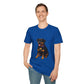 Dog Lover Unisex T-Shirt featuring Lab and Rottweiler Mix 'Pumpkin' by Too Cute Pets