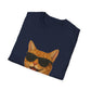 Orange Tabby Cat Wearing Sunglasses - Adult T-Shirt