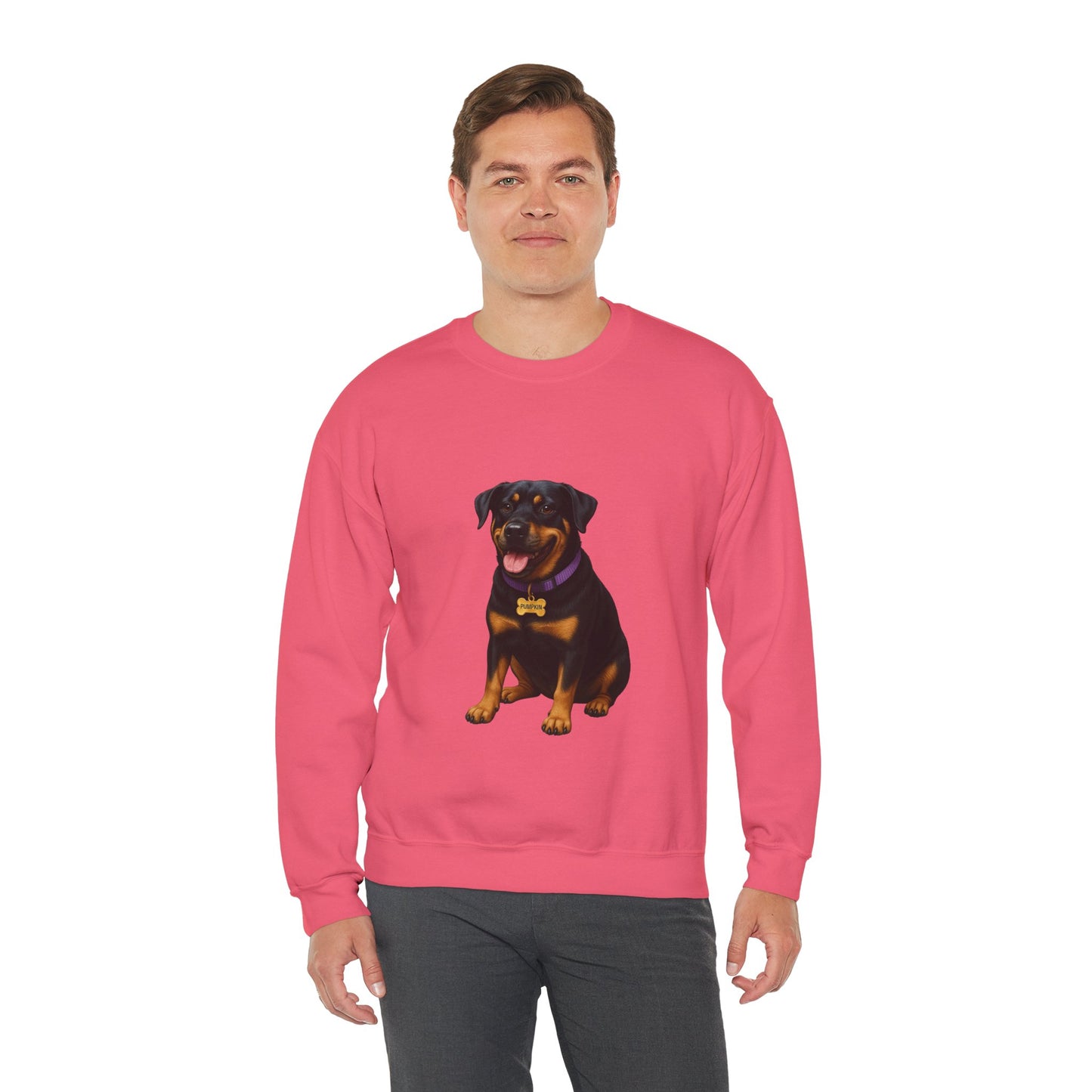 Rottweiler Lab Mix Pumpkin Sweatshirt