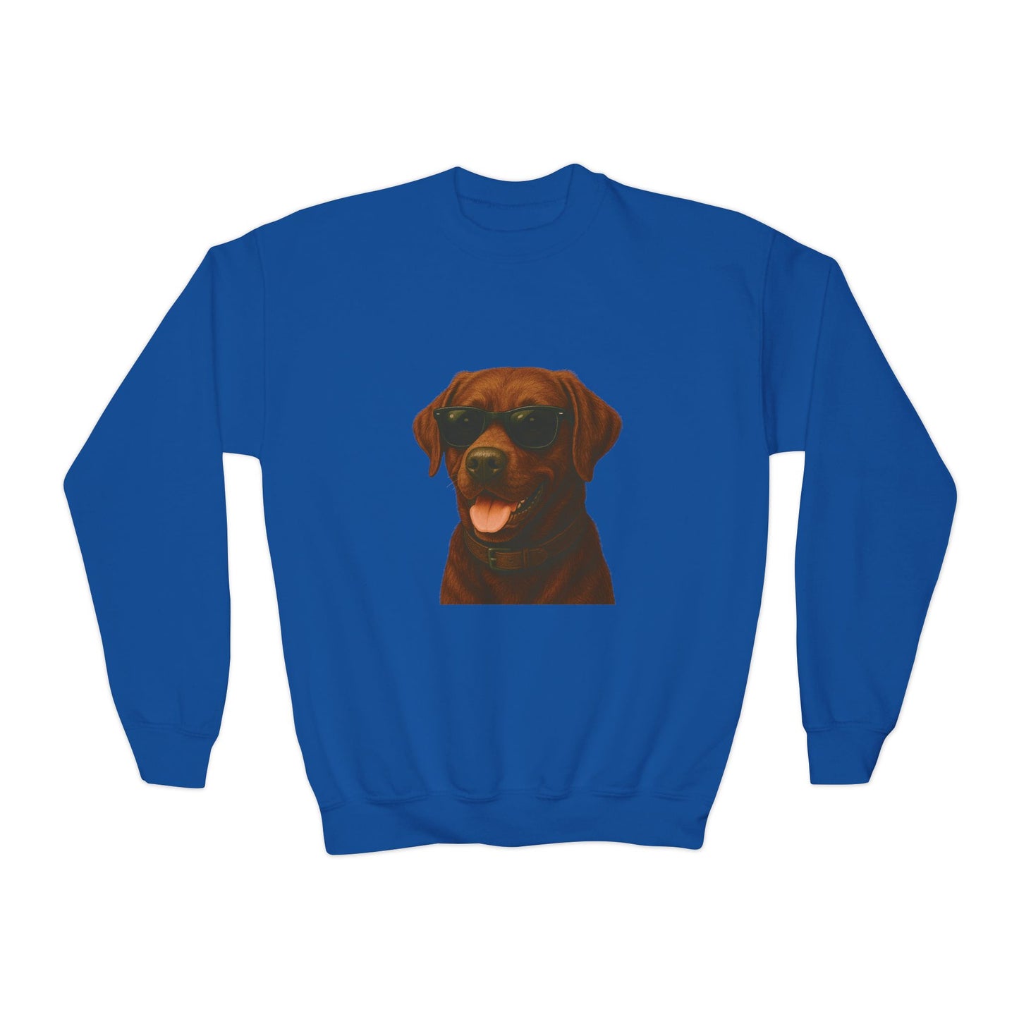 Labrador Retriever Wearing Sunglasses - Youth Sweatshirt