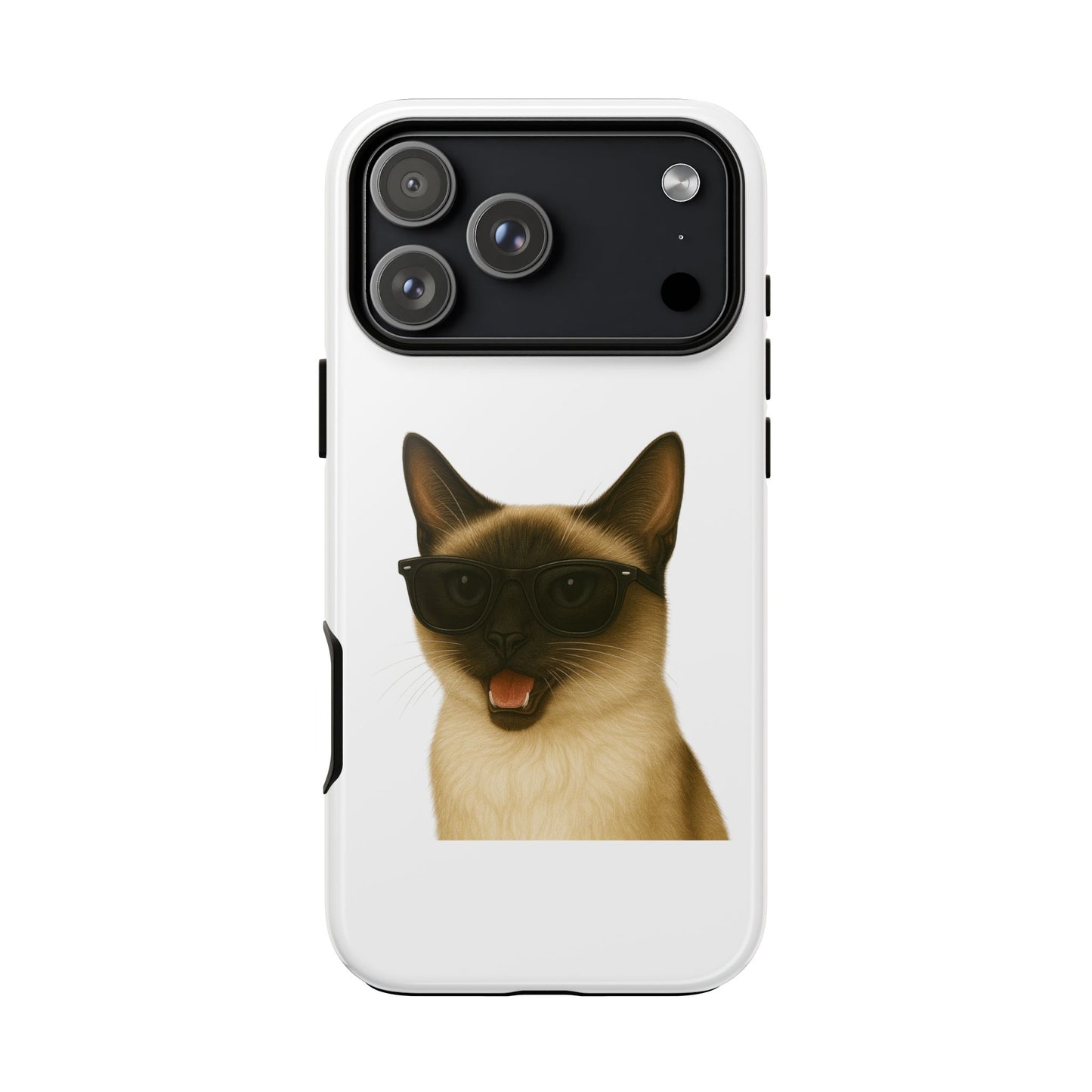 Siamese Cat Wearing Sunglasses - Tough Phone Case
