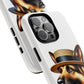 German Shepherd Wearing a Boater Hat - Tough Phone Case