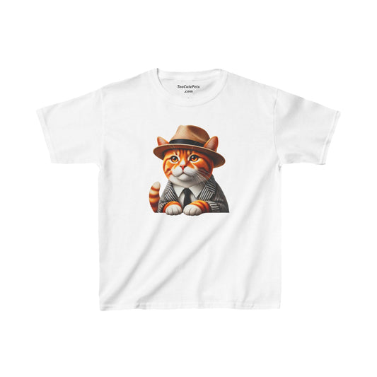 Tabby Cat Dressed In A Suit and Fedora Hat - Too Cute Pets