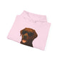 Brown Labrador Retriever Wearing Sunglasses - Adult Hoodie