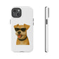 Miniature Schnauzer Wearing Sunglasses - Tough Phone Case