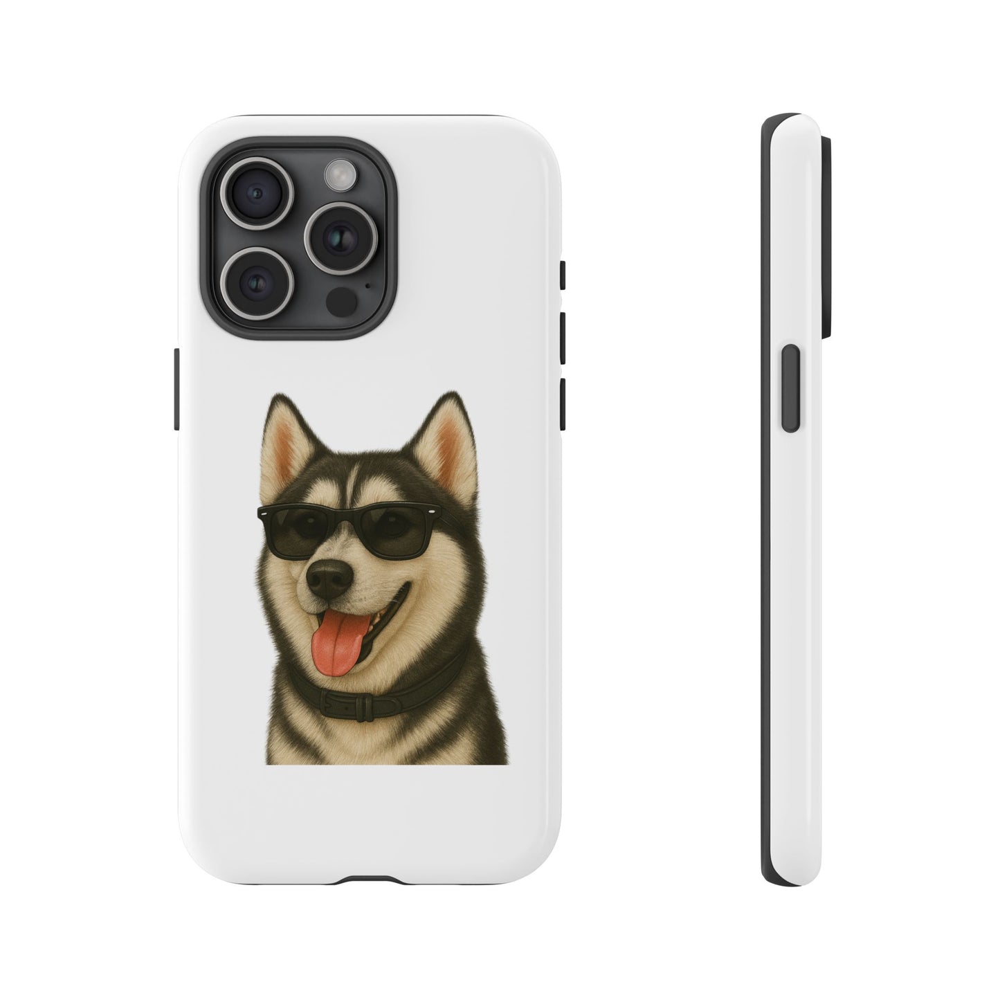 Siberian Husky Wearing Sunglasses - Tough Phone Case