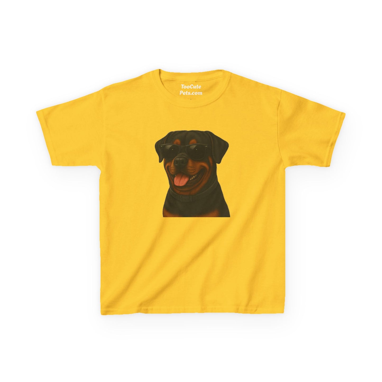 Rottweiler Wearing Sunglasses - Kids Tee