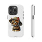 Bengal Cat Wearing a Safari Hat - Tough Phone Case