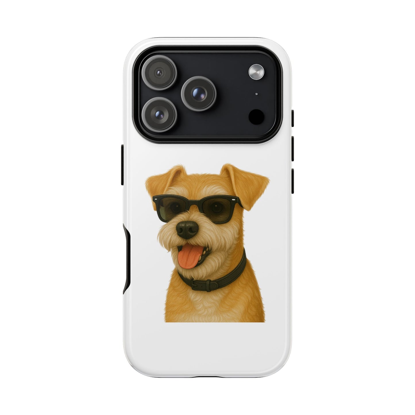 Miniature Schnauzer Wearing Sunglasses - Tough Phone Case