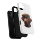 Labrador Wearing a Tweed Flat Cap - Tough Phone Case