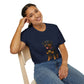 Dog Lover Unisex T-Shirt featuring Lab and Rottweiler Mix 'Pumpkin' by Too Cute Pets