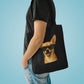 Chihuahua Wearing Sunglasses Cotton Tote Bag