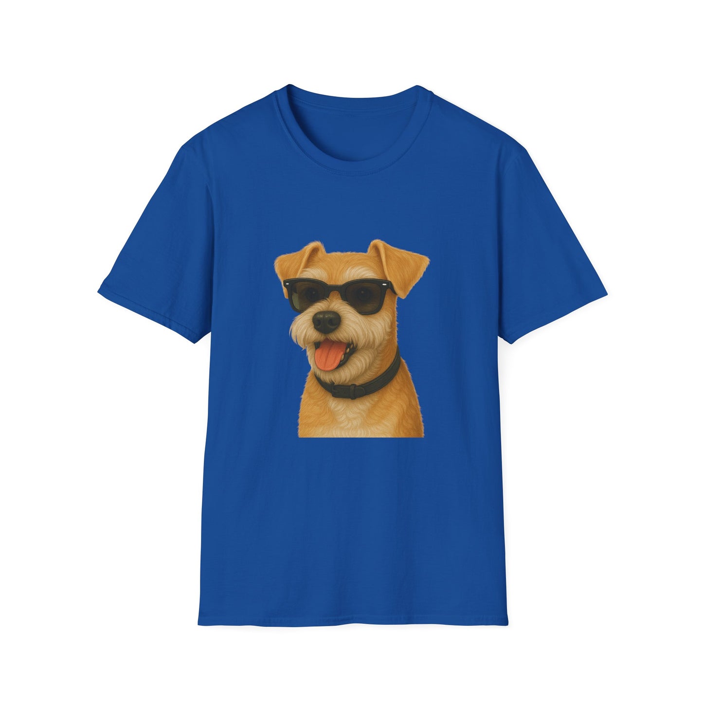 Miniature Schnauzer Wearing Sunglasses - Adult T-Shirt